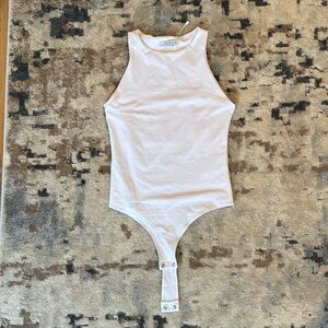 New! REORIA Butsmooth® Women’s Basic Sleeveless Racer Back Halter Neck Bodysuit